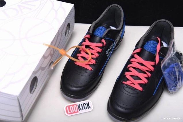 DJ4375-004 Black 2 Retro Jordan Blue SP Off-White Low 1113